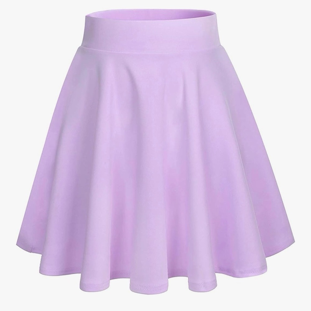 Casual Women’s Aline Lilac Mini Skirt - stretchy high waist